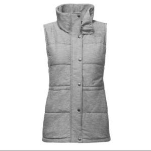 The North Face Pseudio Heather Gray Vest small